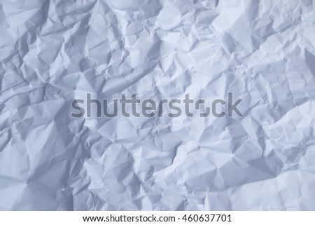 Big crumpled paper background for art design.