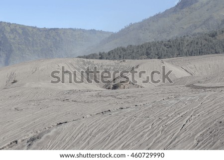 Scenic view of Mount Bromo at early morning.