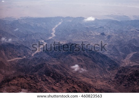 Photo of desert with dry and hot climate