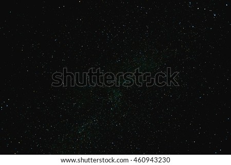 Night sky with lot of shiny stars, milky way.Note: Soft Focus at 100 , best smaller sizes.A faint photo, out of focus.