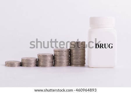 The abstract concept of health for his money. Money and medicines.