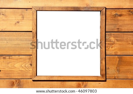 Wood window wall with square copyspace copy space