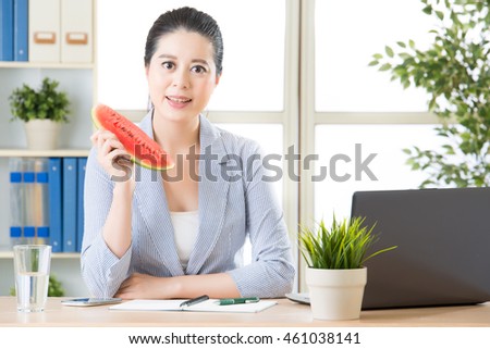 Business is what I do, hot summer is coming enjoy the sweet fruit watermelon