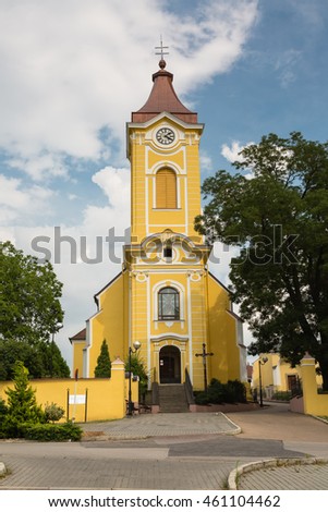 Catholic church of the Divine Heart in Holic, Slovakia