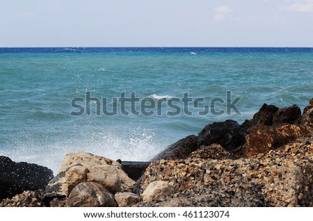 Crete. Greece. Sea Vacation summer photo Sunny day Irakleio