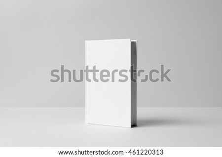 Hardcover Canvas Book Mock-Up - Wall Background Royalty-Free Stock Photo #461220313