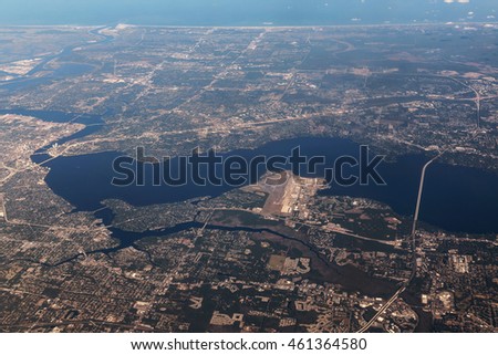 Aerial View of Jacksonville, Florida