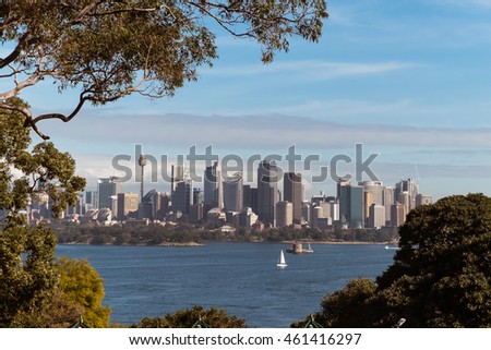 Cityscape of Sydney city, Australia.