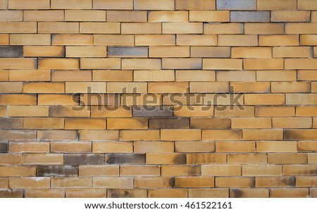 Old red brick wall pattern background, outdoor day light 