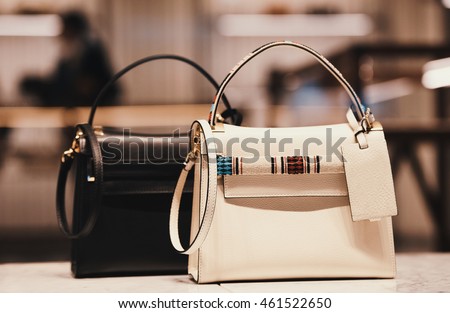 Elegant handbags Royalty-Free Stock Photo #461522650
