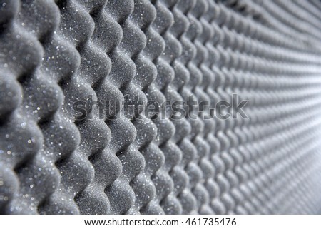 Close up, Background of studio sound acoustical foam