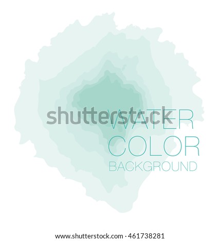 natural pastel green watercolour background, vector backdrop, digital illustration, bluered design element.