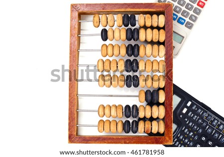 Old Wooden Abacus Studio Photo