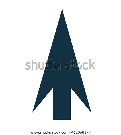 arrows signal index icon vector illustration design
