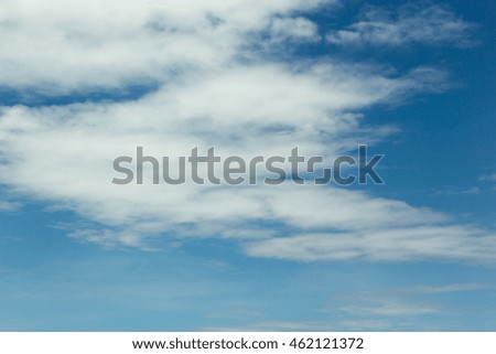 The sky and cloud