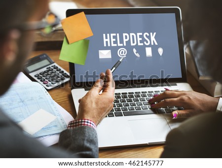Helpdesk Support Information Support Concept Royalty-Free Stock Photo #462145777