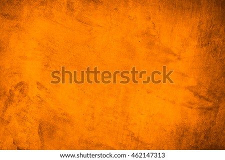Cement orange wall background