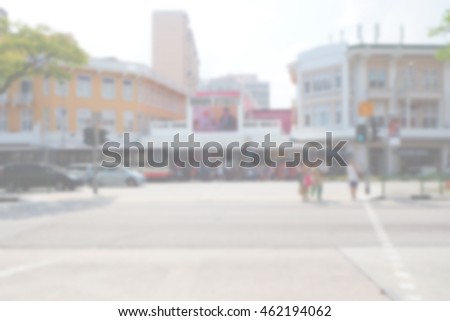 Blurred abstract background of Pedestrian crossing