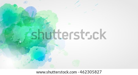 Vector abstract watercolor background. Delicate and light.