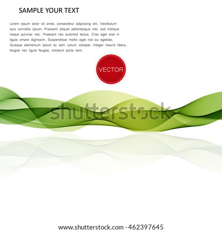 Vector abstract background, color transparent waved lines for brochure, website, flyer design. Color smoke wave. 