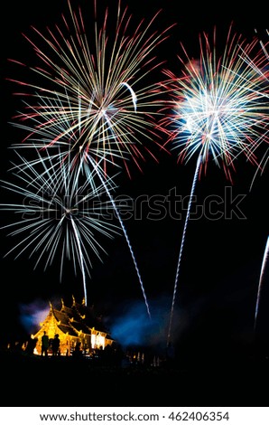 Firework Festival in Thailand