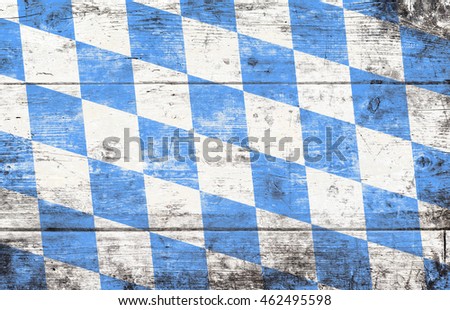 Oktoberfest background with blue and white rhombus pattern