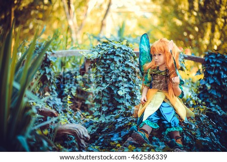 Fabulous little elf. Fairy-tale characters