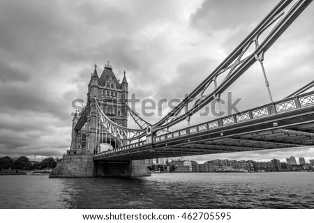 Tower Bridge in London, England.