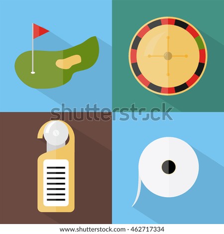 Hotel and Restaurant Icons Set