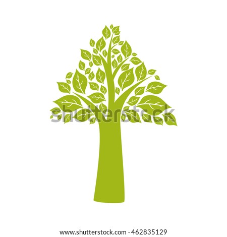 leaf arrow plant green nature ecology icon. Isolated and flat illustration. Vector graphic