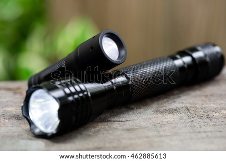 pocket flashlight for Everyday Carry (EDC), shallow depth of field