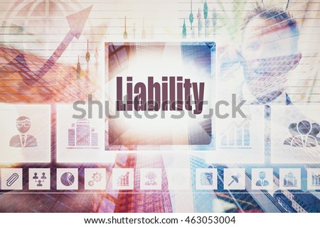 Business Liability collage concept