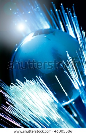 Earth and fiber optics