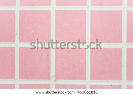 Ceramic tile, stone pink