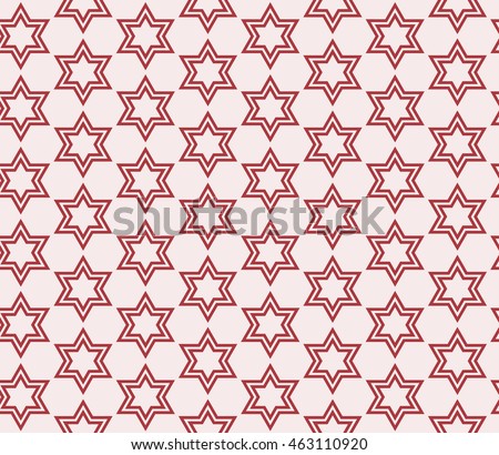 Seamless vector illustration with the image of a polygonal pattern. For the design, printing, wallpaper. Rose color