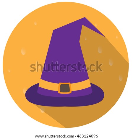 Isolated halloween icon on a stamp, Vector illustration
