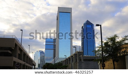 Downtown Jacksonville at Dusk