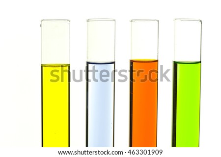 Laboratory, muticolor test tube Biological Medical