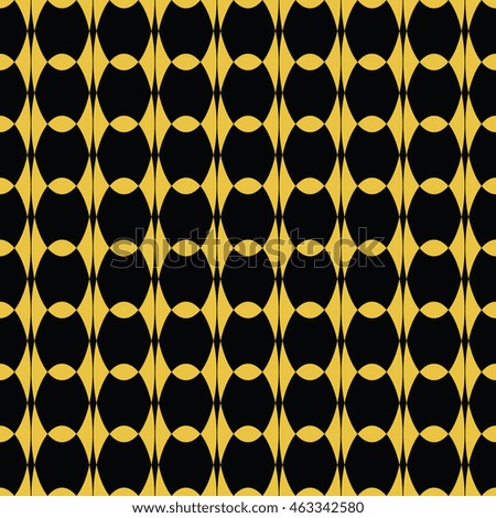 abstract seamless pattern black and yellow gold color for wallpapers and background. 
