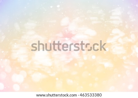 beautiful background on pastel color tone gradient with abstract bokeh light