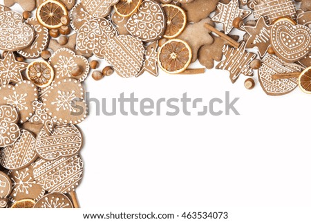 Christmas homemade gingerbread