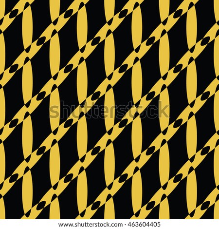Abstract seamless pattern of black and yellow gold color for wallpapers and background.