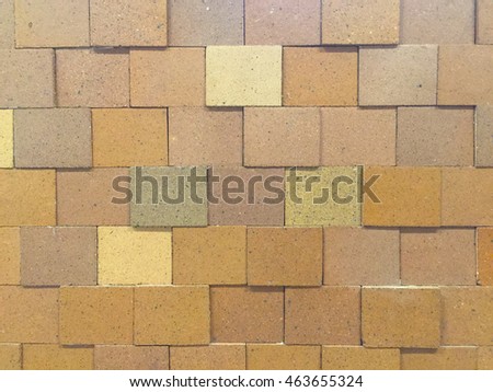 a wall of rough sandstone slabs, Beautiful sandstone texture