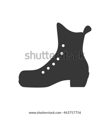 skate shoe winter sport hobby icon. Isolated and flat illustration. Vector graphic
