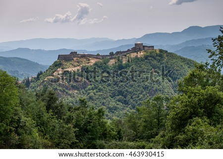 Garfagnana, Tuscany, Italy - Verrucole fortress, San Romano in Garfagnana