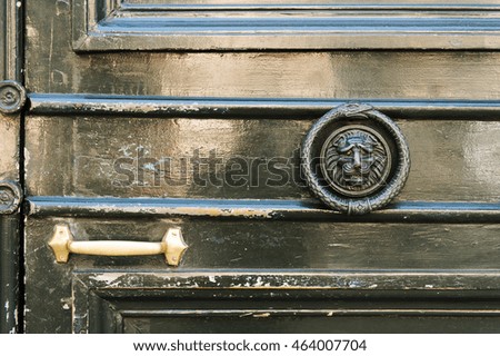 Antique Paris door. 