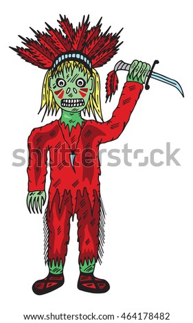 zombie  vector  illustration