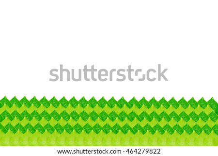 Overlap of green leaves of tree background and texture