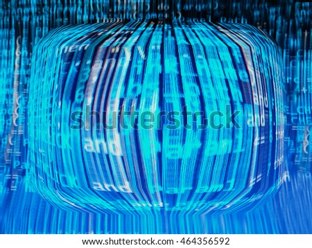 Computer matrix background