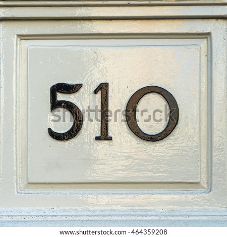 House number five hundred and ten (510)